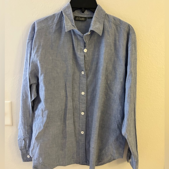 Gitano Tops - VINTAGE GITANO chambray button down